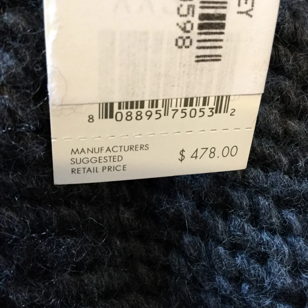 NWT Joie Open Front Fringe Cardigan Sweater XXS
